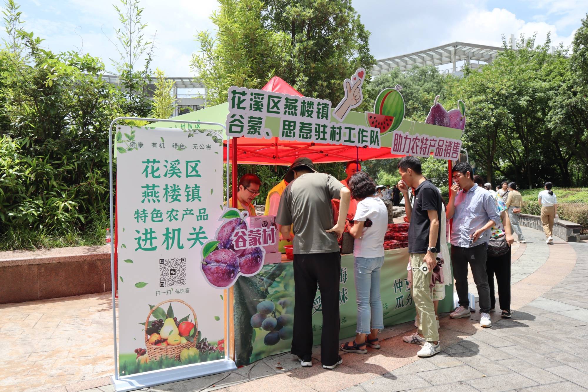 贵阳花溪：驻村队“代言” 助力农产品销售