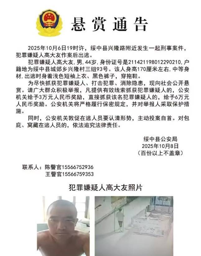重大刑案犯罪嫌疑人高大友已被抓获！酒后伤人致死<strong></p>
<p>虚拟货币兔子币</strong>，穿拖鞋潜逃，警方曾悬赏6万协查