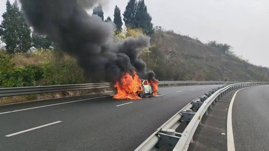 四川高速上一汽车突发自燃！车内两人闻到异味后果断弃车<strong></p>
<p>晋江虚拟币传销</strong>，成功逃生